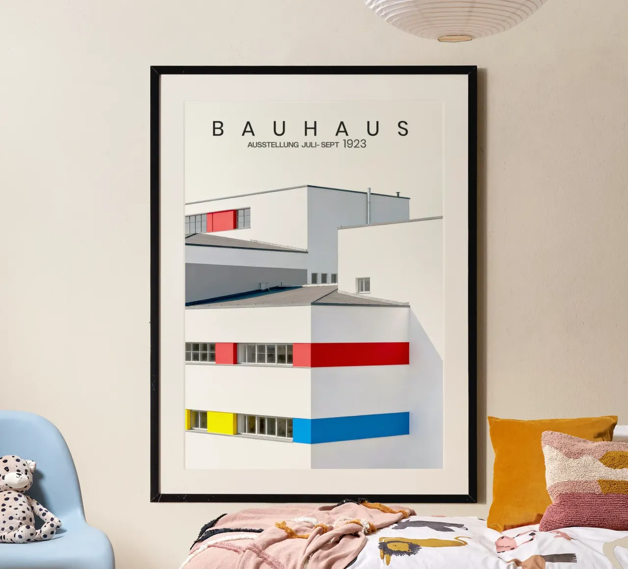 Bauhaus Building Modernist Architecture poster da Attaboy Dsgn