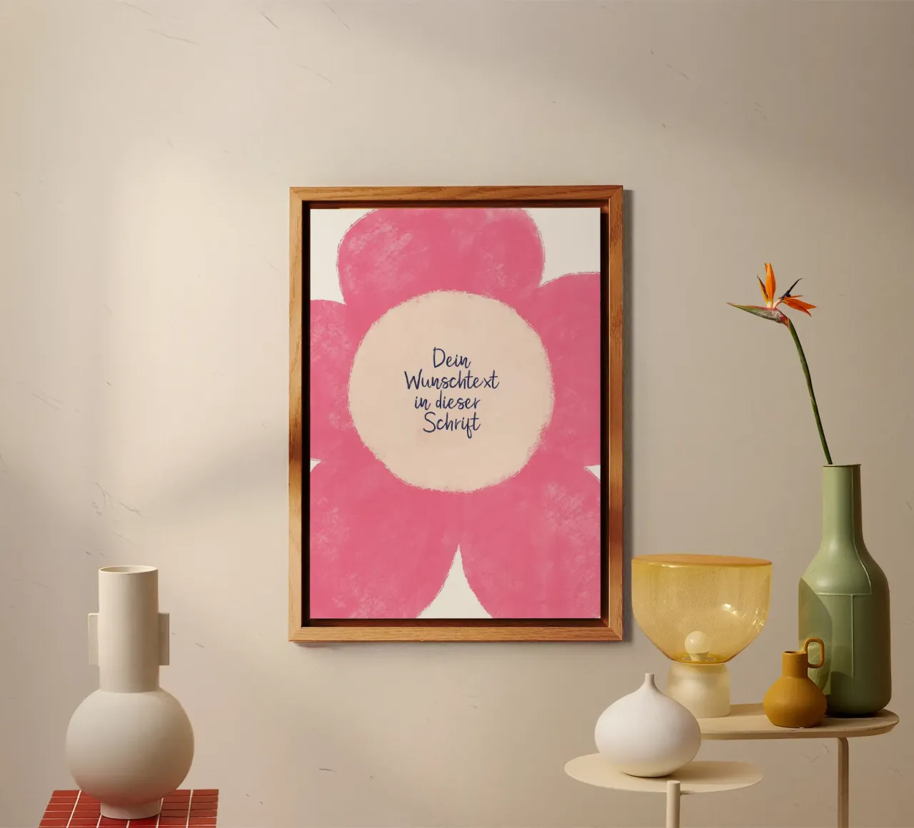Wunschtext Blume alluminio dibond da BAINAI