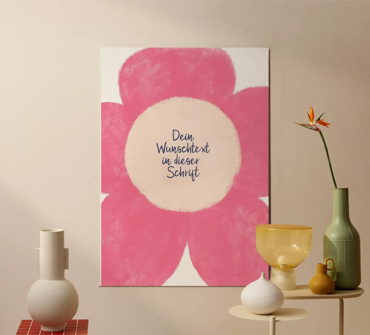 Wunschtext Blume alluminio dibond da BAINAI