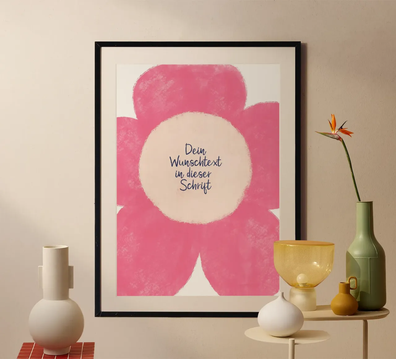 Wunschtext Blume carta hahnemühle da BAINAI