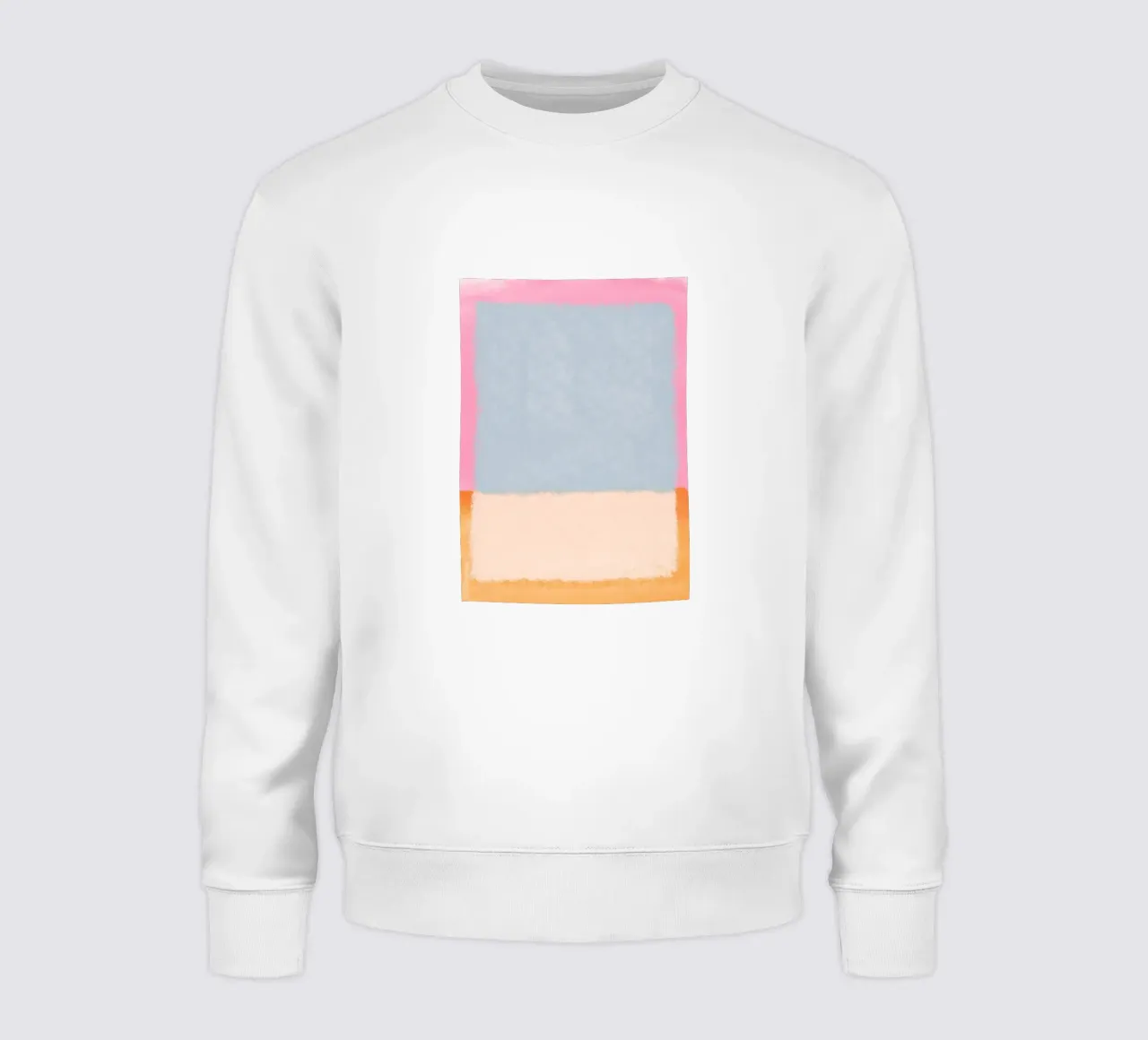 Block study I - Abstraktes Pastell felpa da BAINAI