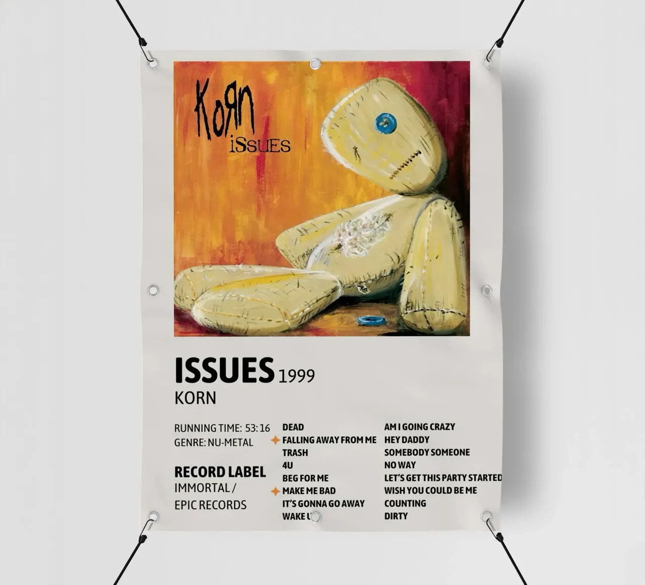 Korn Issues telo in pvc da Roronoa7