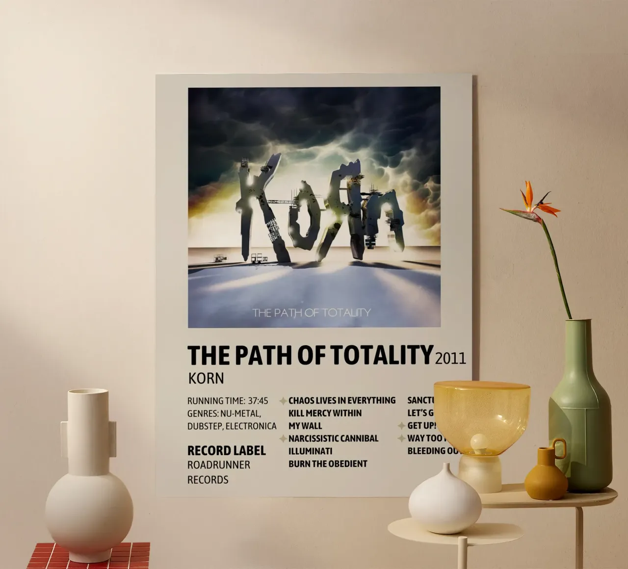 Korn The Path Of Totality plexiglass da Roronoa7