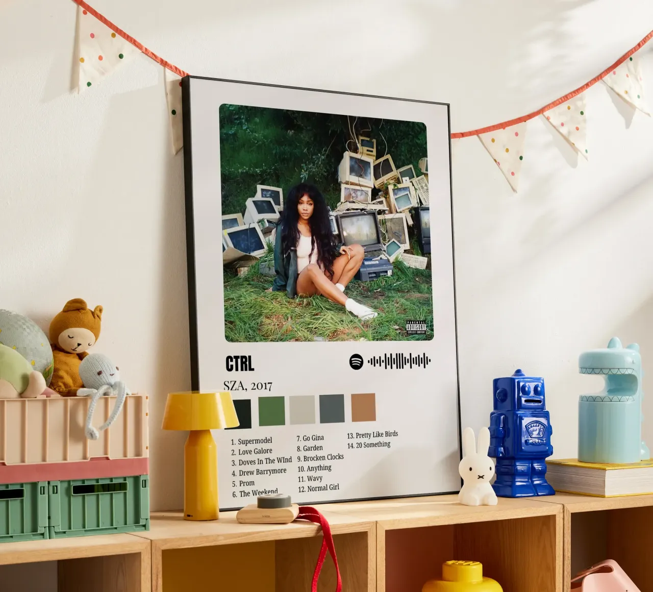 SZA CTRL alluminio dibond da Roronoa7