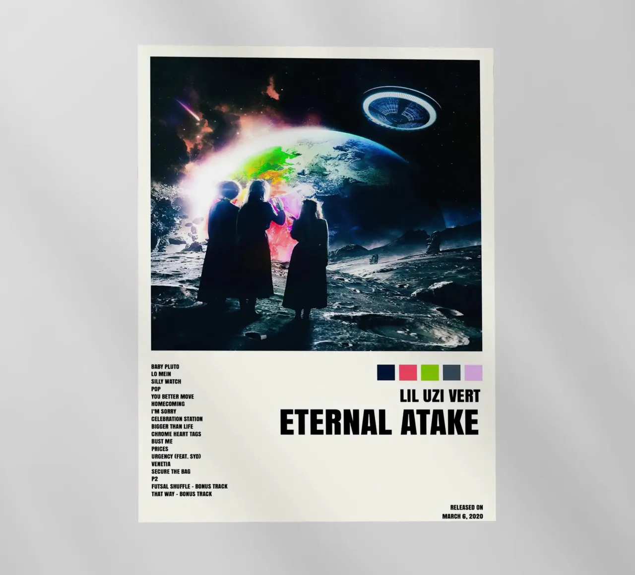 Lil Uzi Vert Eternal Atake pellicola backlit da Roronoa7
