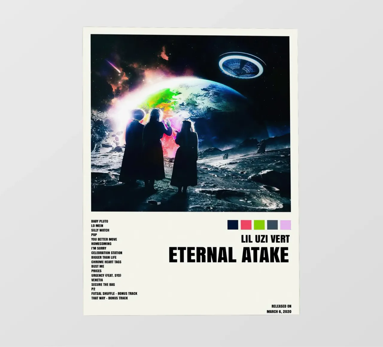 Lil Uzi Vert Eternal Atake pellicola backlit da Roronoa7