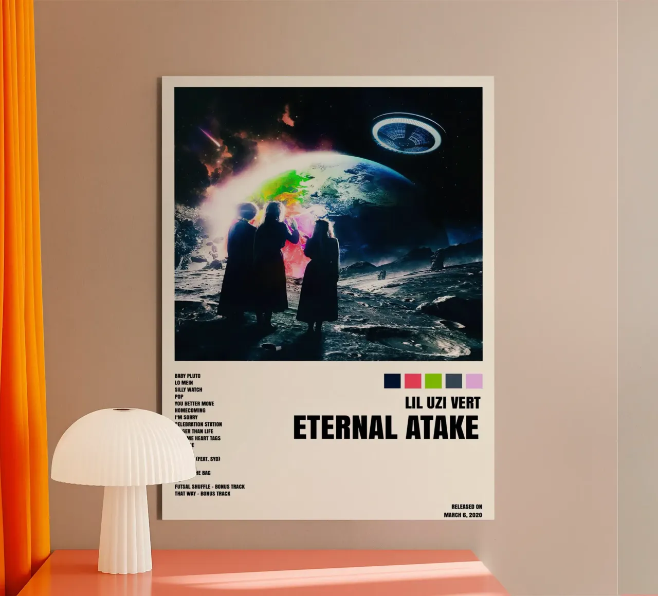 Lil Uzi Vert Eternal Atake alluminio dibond da Roronoa7