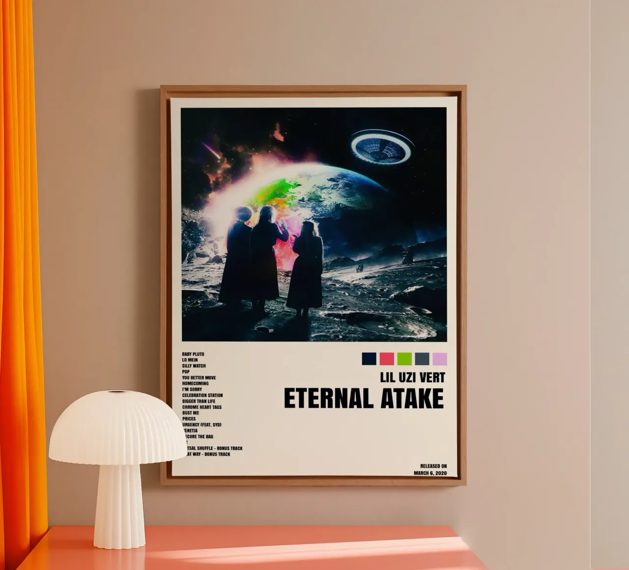 Lil Uzi Vert Eternal Atake canvas van Roronoa7