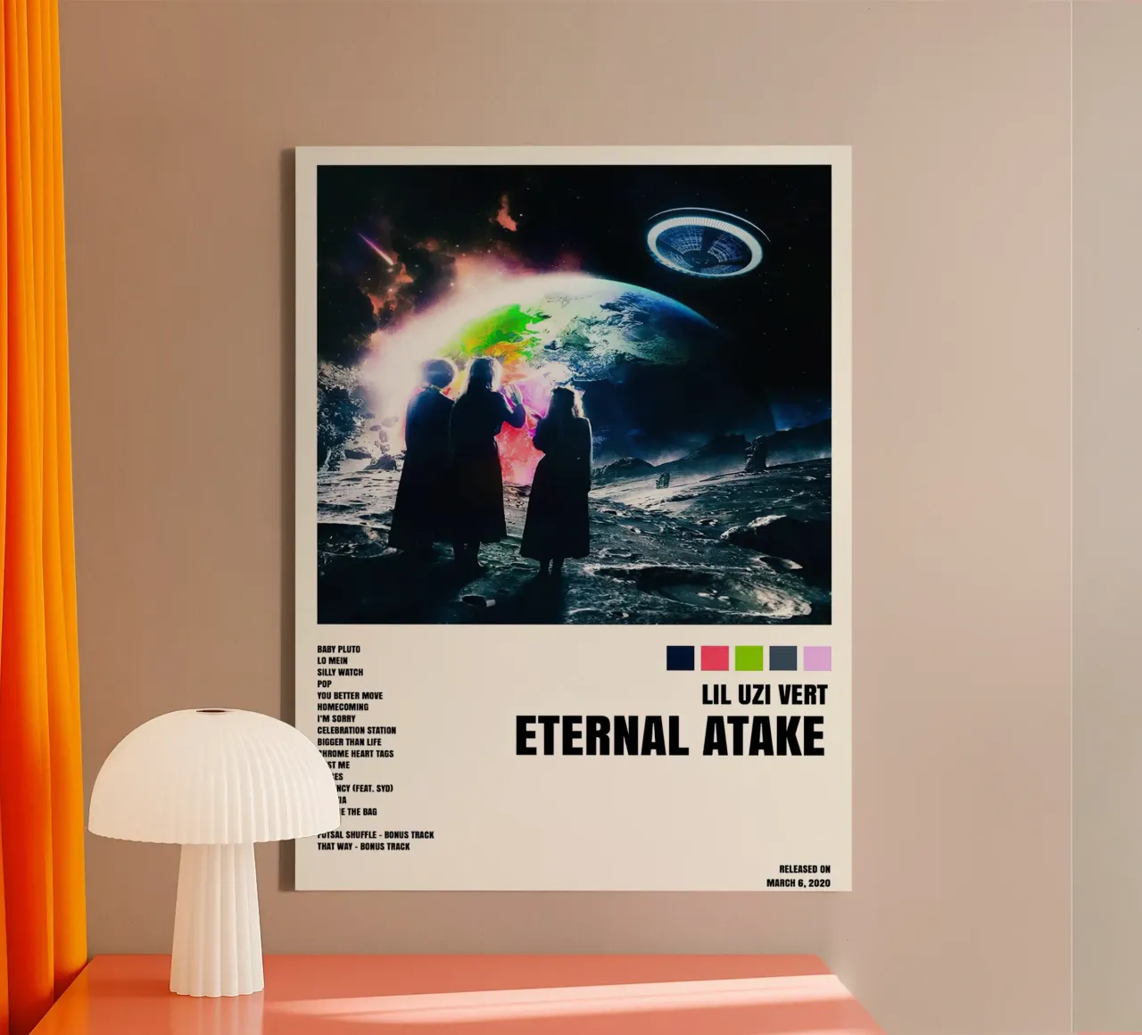 Lil Uzi Vert Eternal Atake canvas van Roronoa7