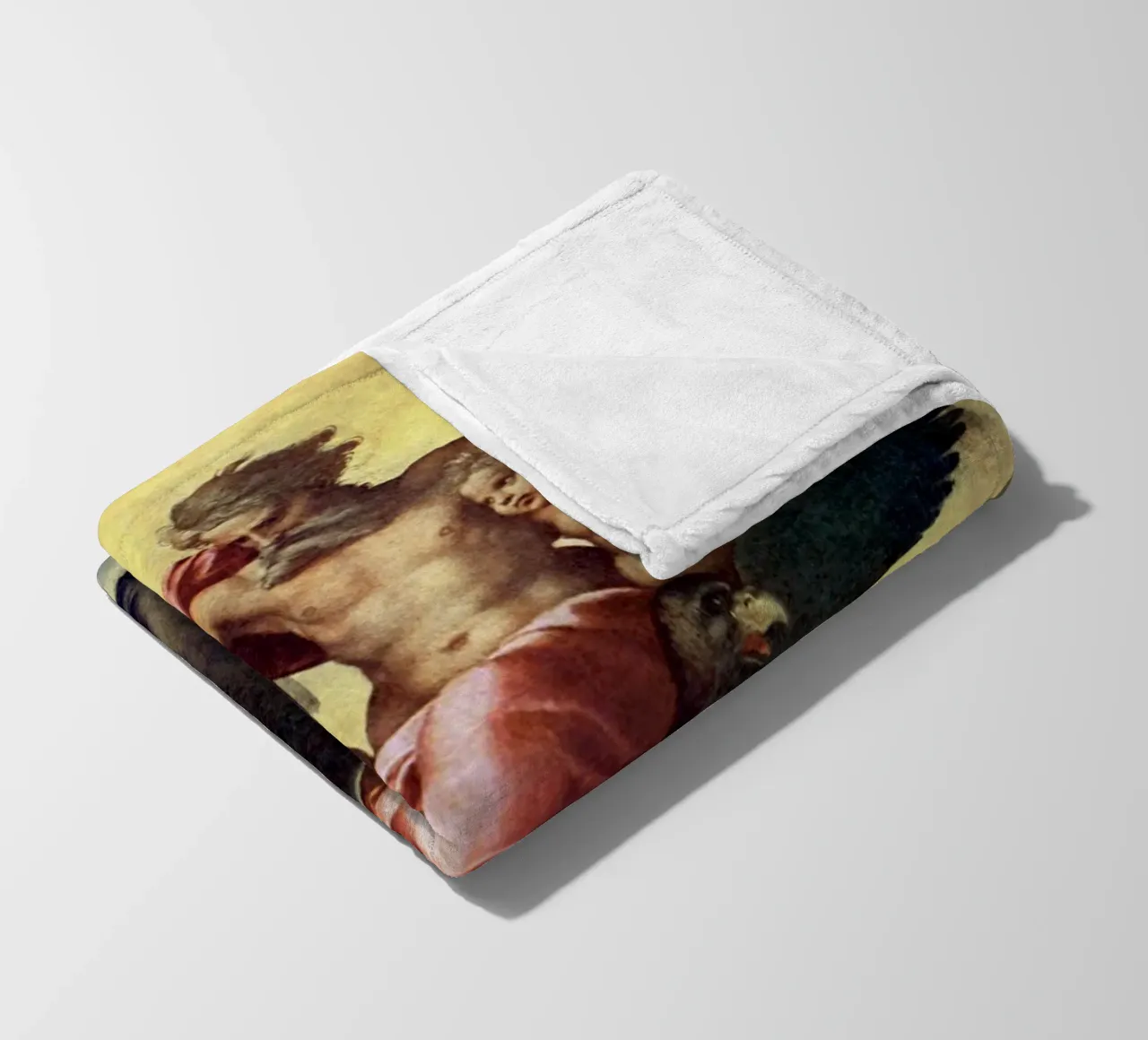 Raffaello - Visione di Ezechiele 1518 | Alto Rinascimento religioso coperta in pile da DreamPrints