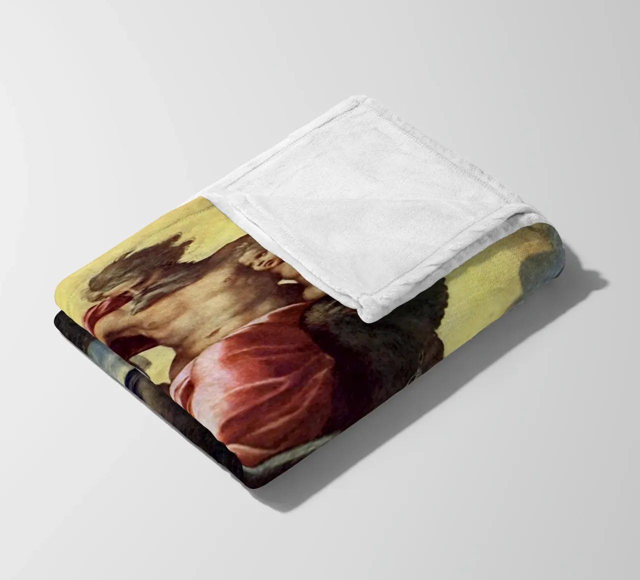 Raffaello - Visione di Ezechiele 1518 | Alto Rinascimento religioso coperta in pile da DreamPrints