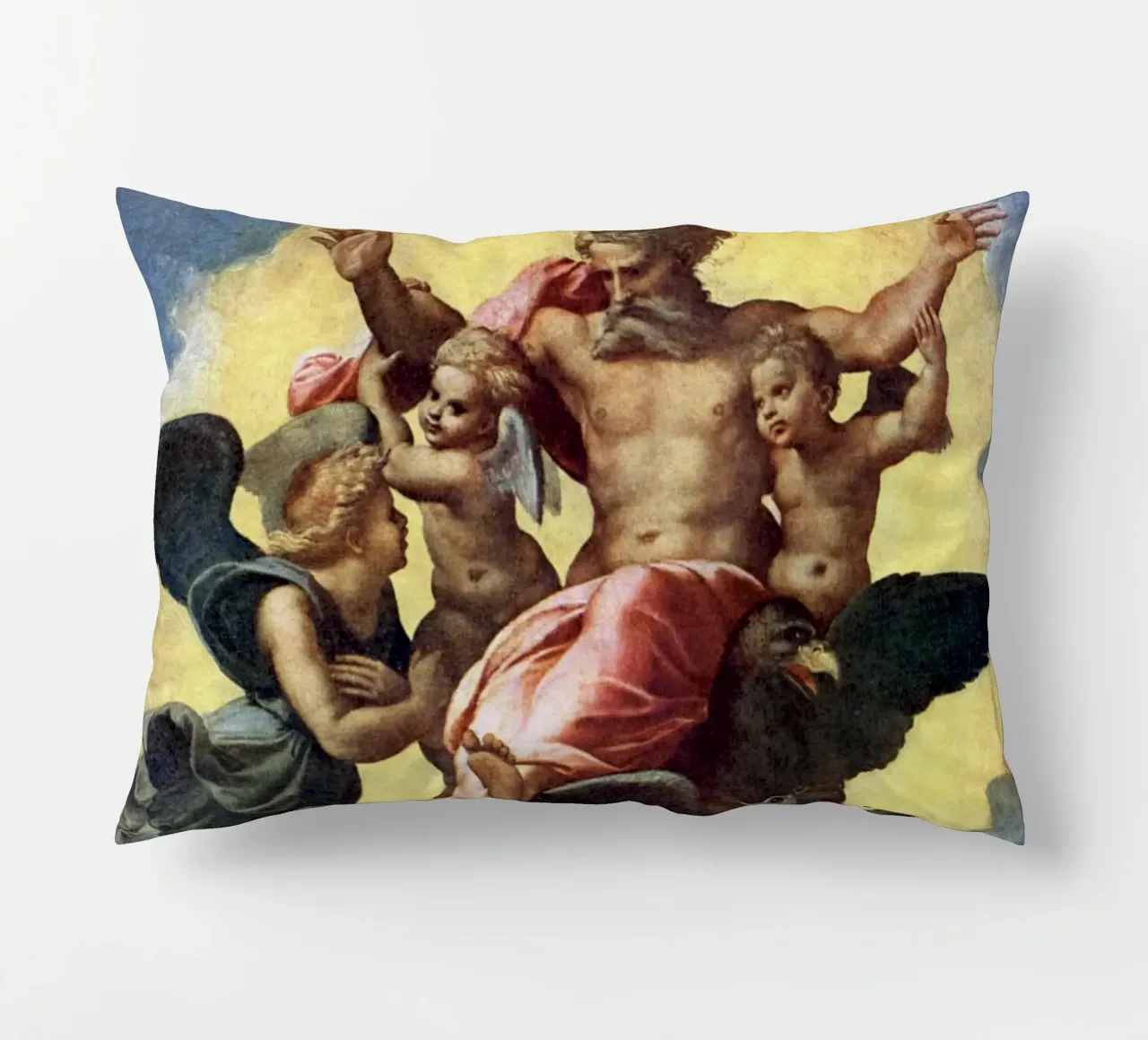 Raffaello - Visione di Ezechiele 1518 | Alto Rinascimento religioso cuscino da DreamPrints