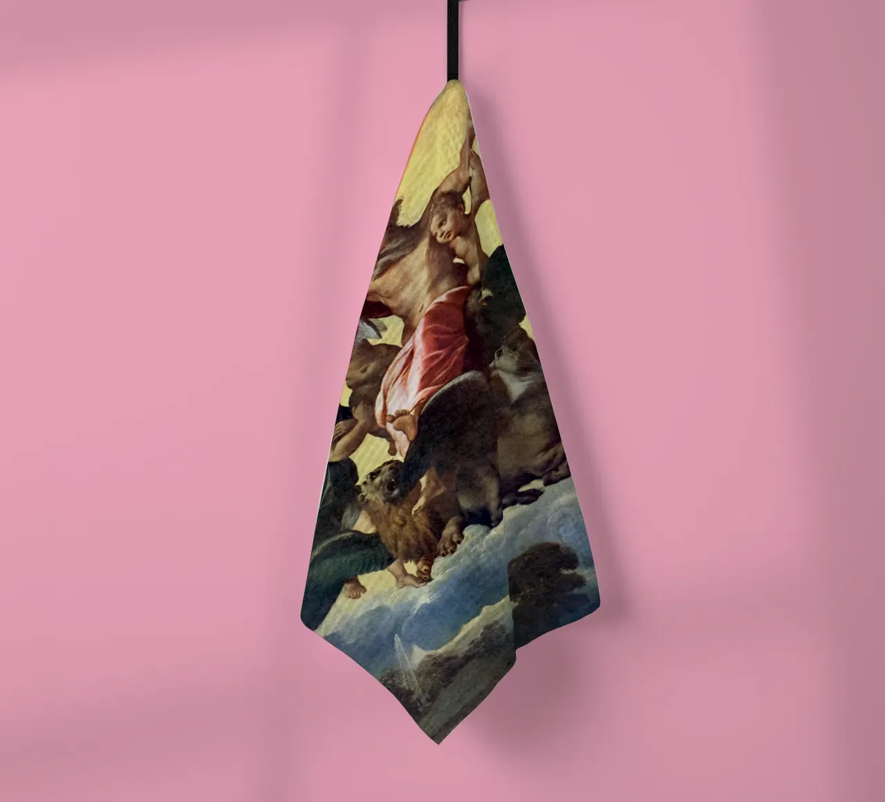 Raffaello - Visione di Ezechiele 1518 | Alto Rinascimento religioso canovaccio da cucina da DreamPrints