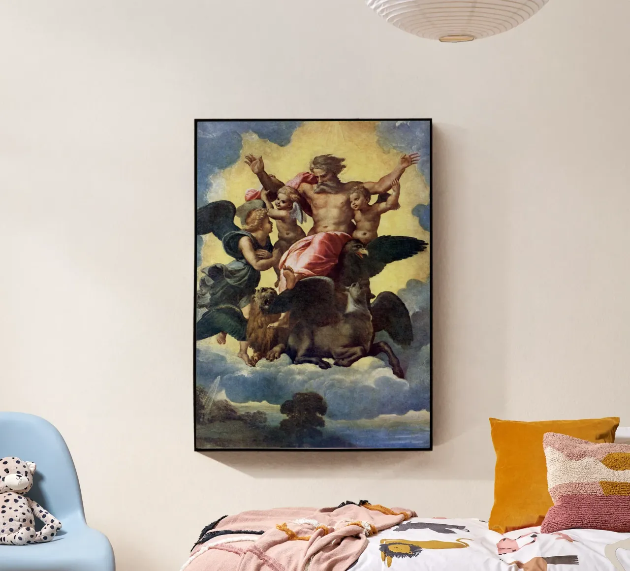 Raffaello - Visione di Ezechiele 1518 | Alto Rinascimento religioso plexiglass da DreamPrints