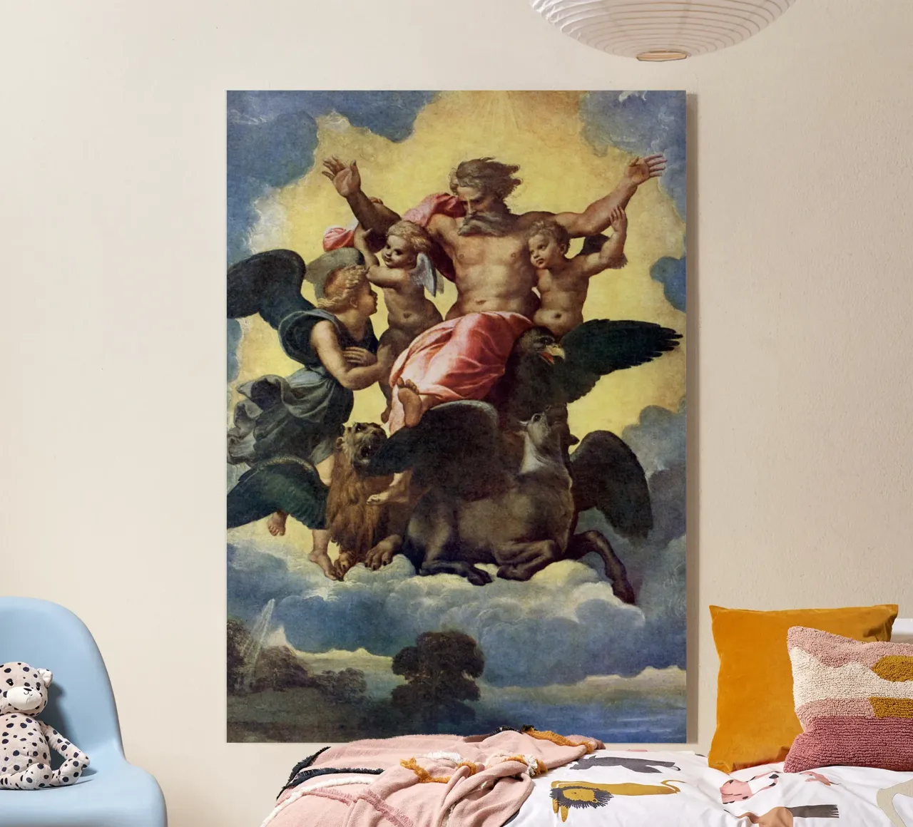 Raffaello - Visione di Ezechiele 1518 | Alto Rinascimento religioso plexiglass da DreamPrints