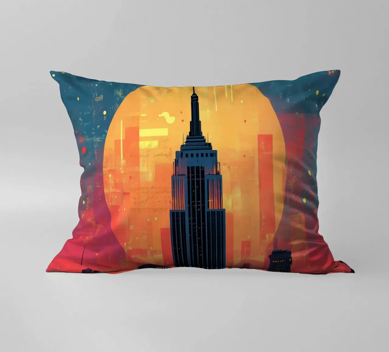 Acquerello di New York cuscino da Justyna Jaszke JBJart
