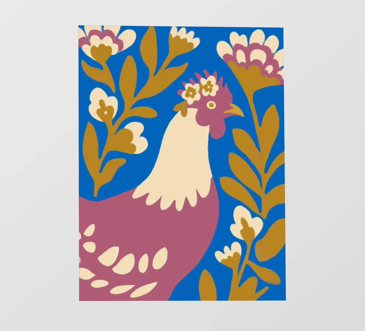 Fiori Huhn, Lili telo in pvc da Carinaprint