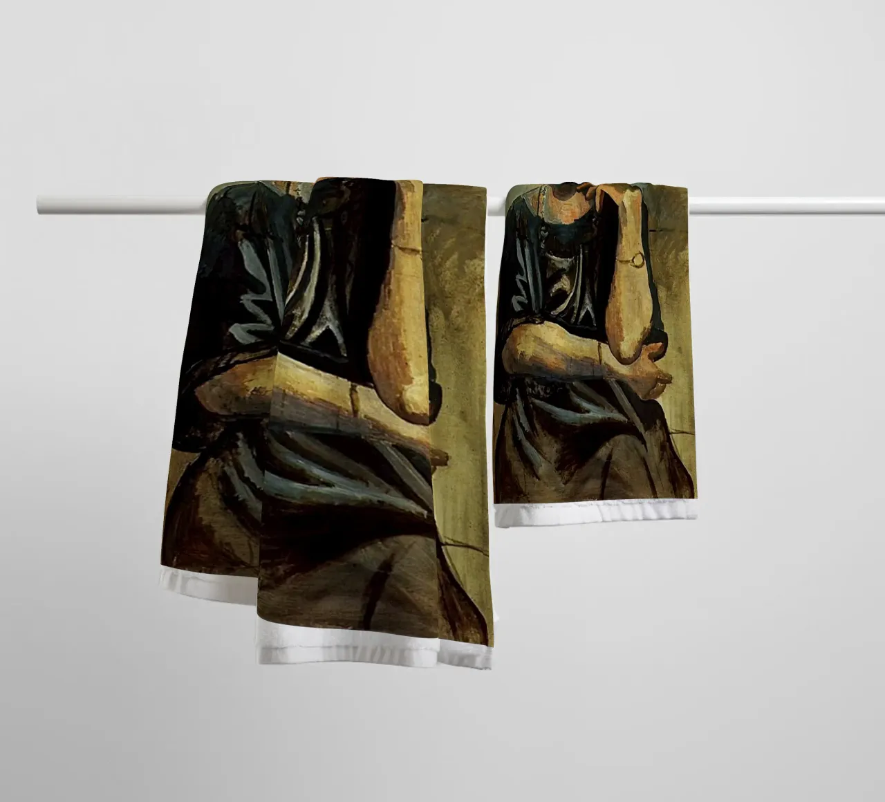 Peinture de Pablo Picasso représentant une belle femme serviette de bain de eternal nino