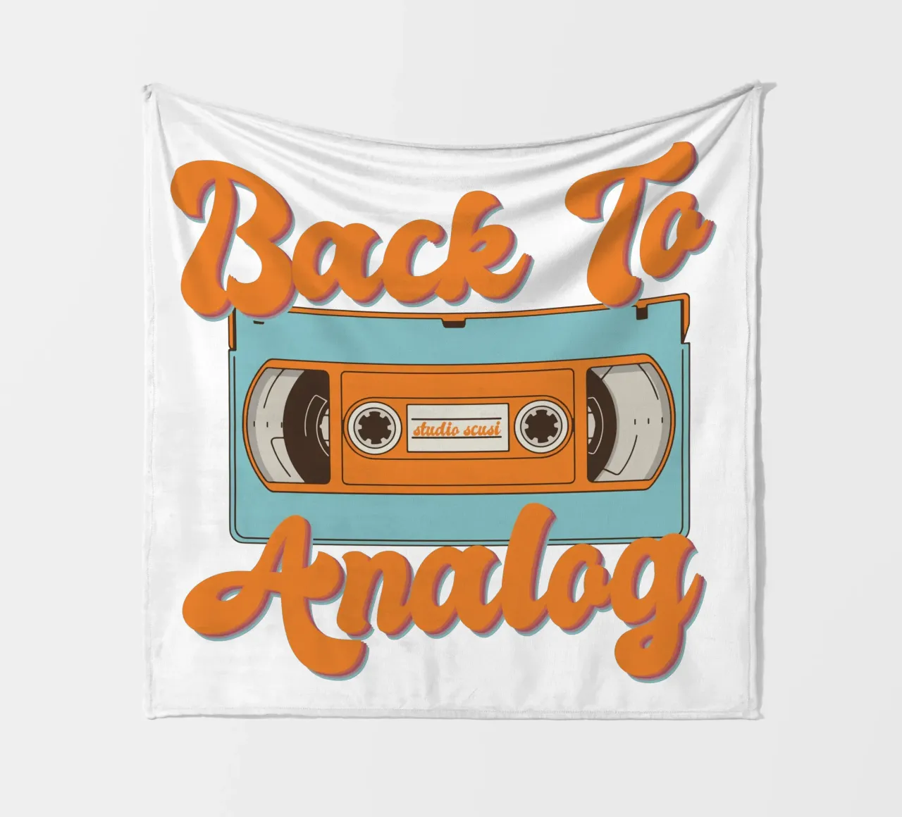 Tape Retro Kassette - Back to Analog coperta in pile da studio scusi