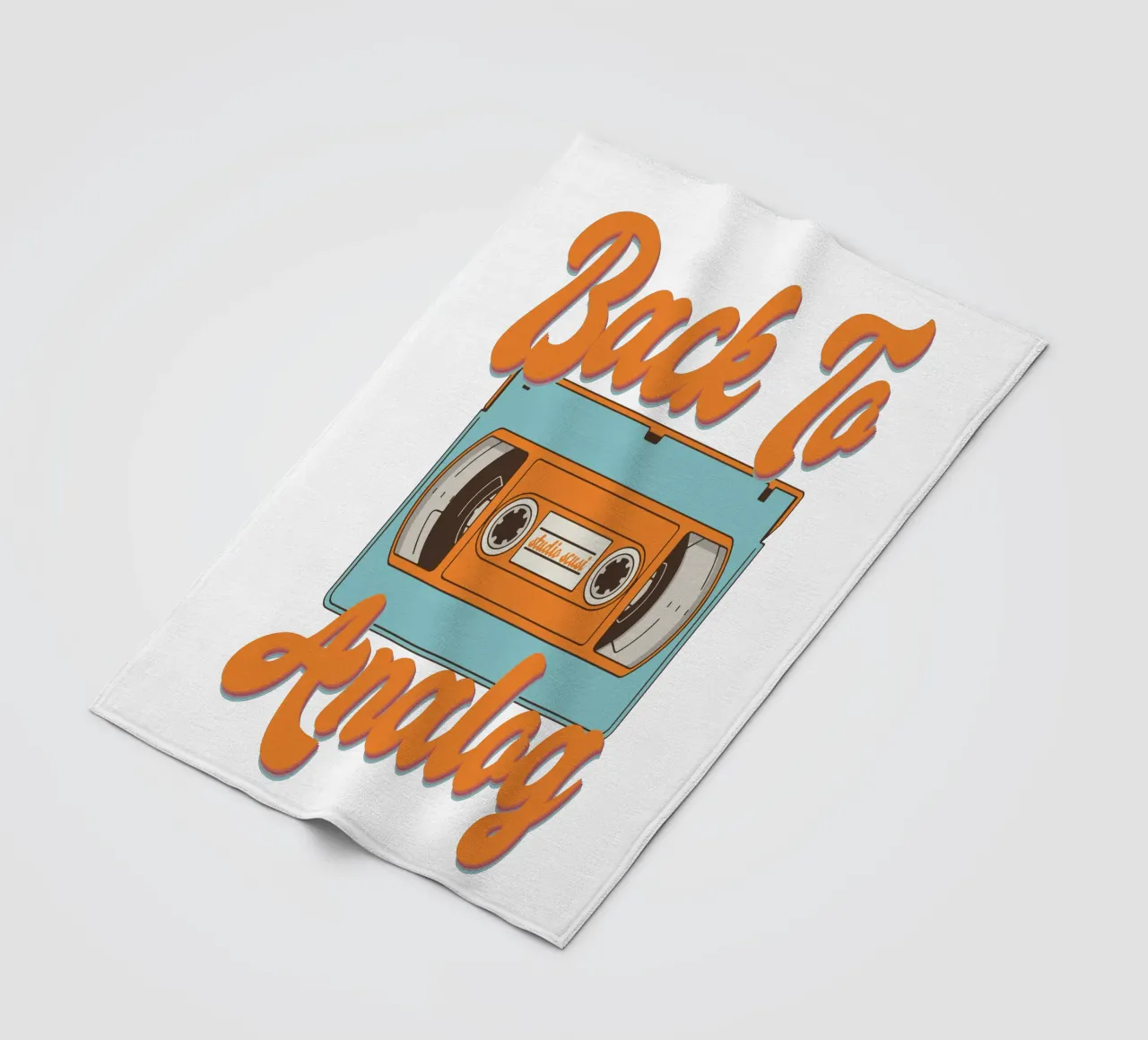 Tape Retro Kassette - Back to Analog coperta in pile da studio scusi