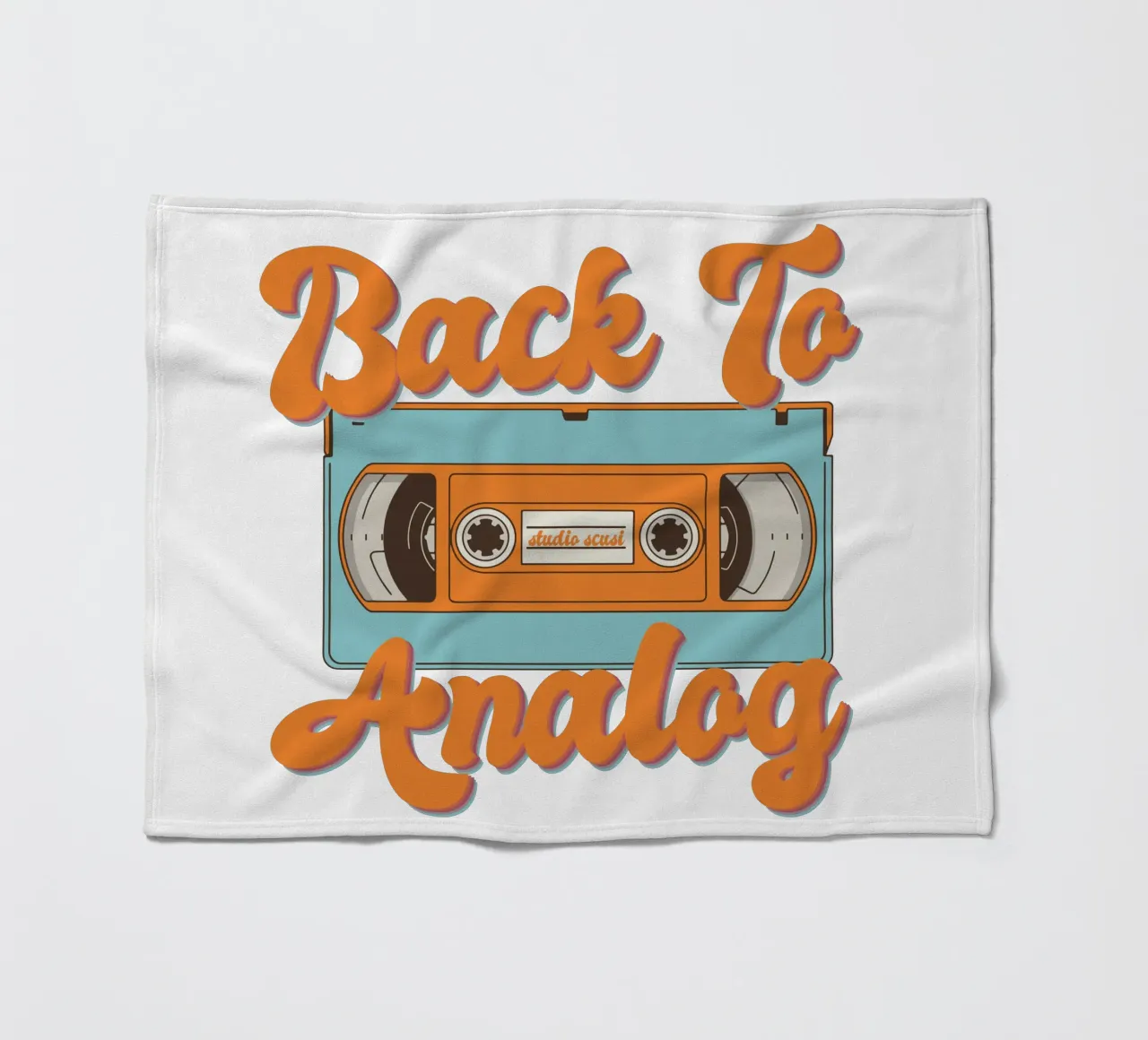 Tape Retro Kassette - Back to Analog coperta in pile da studio scusi