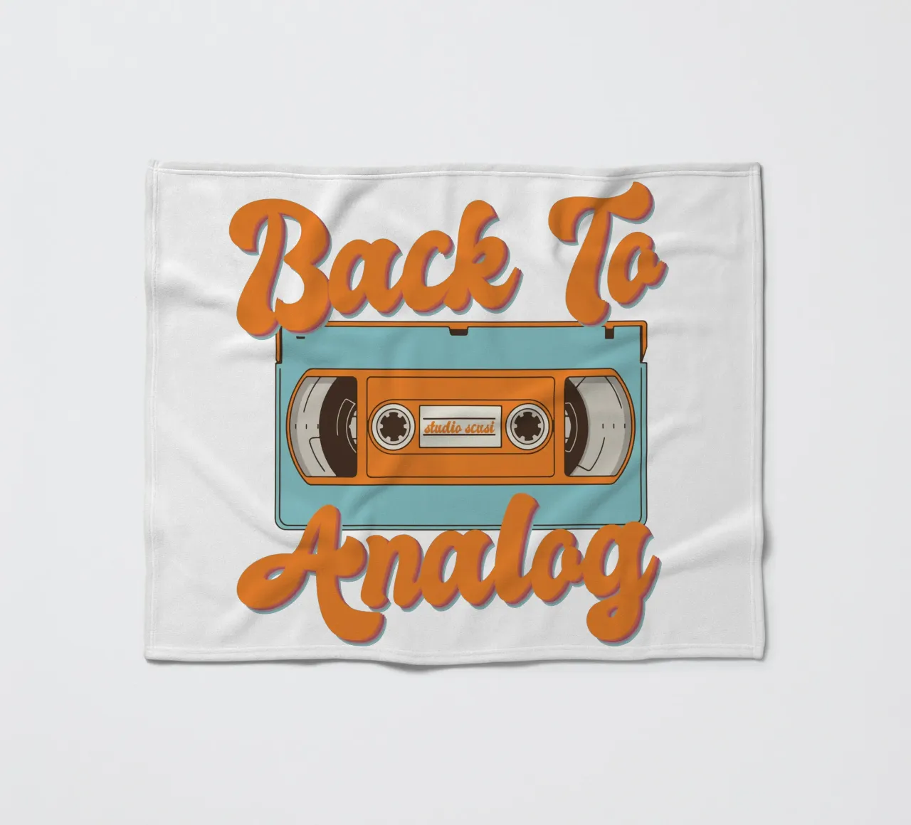 Tape Retro Kassette - Back to Analog coperta in pile da studio scusi