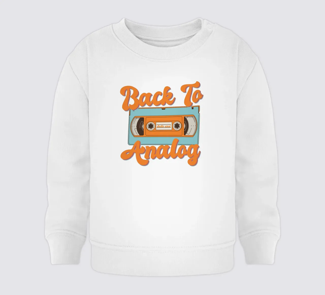 Tape Retro Kassette - Back to Analog felpa neonato da studio scusi