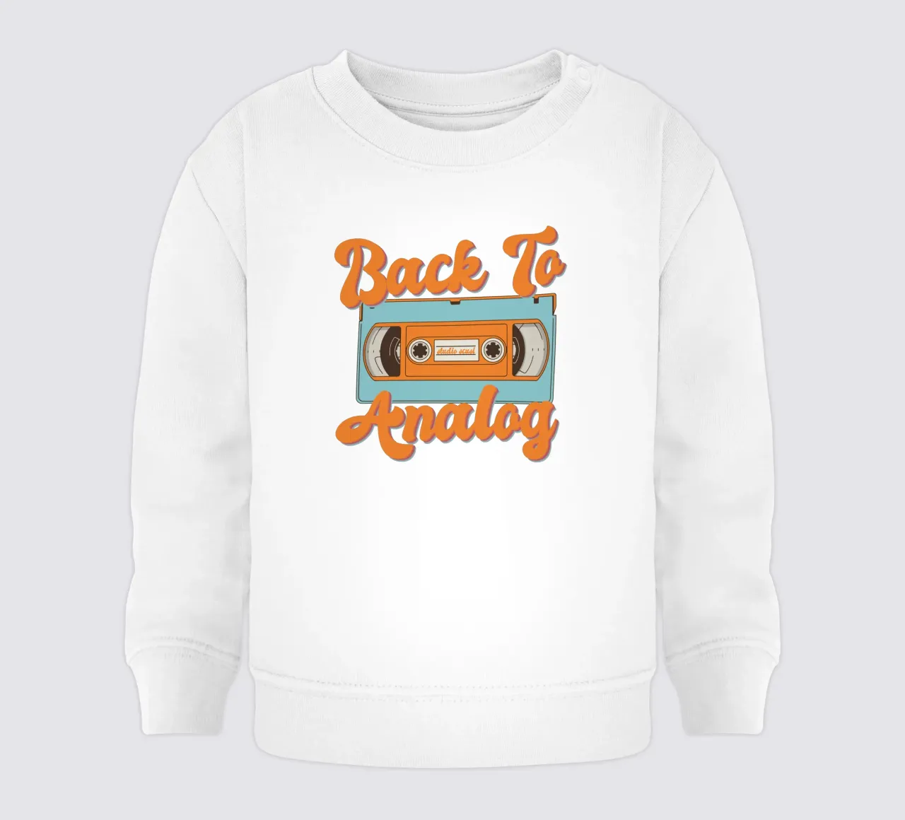 Tape Retro Kassette - Back to Analog sudadera de bebé de studio scusi