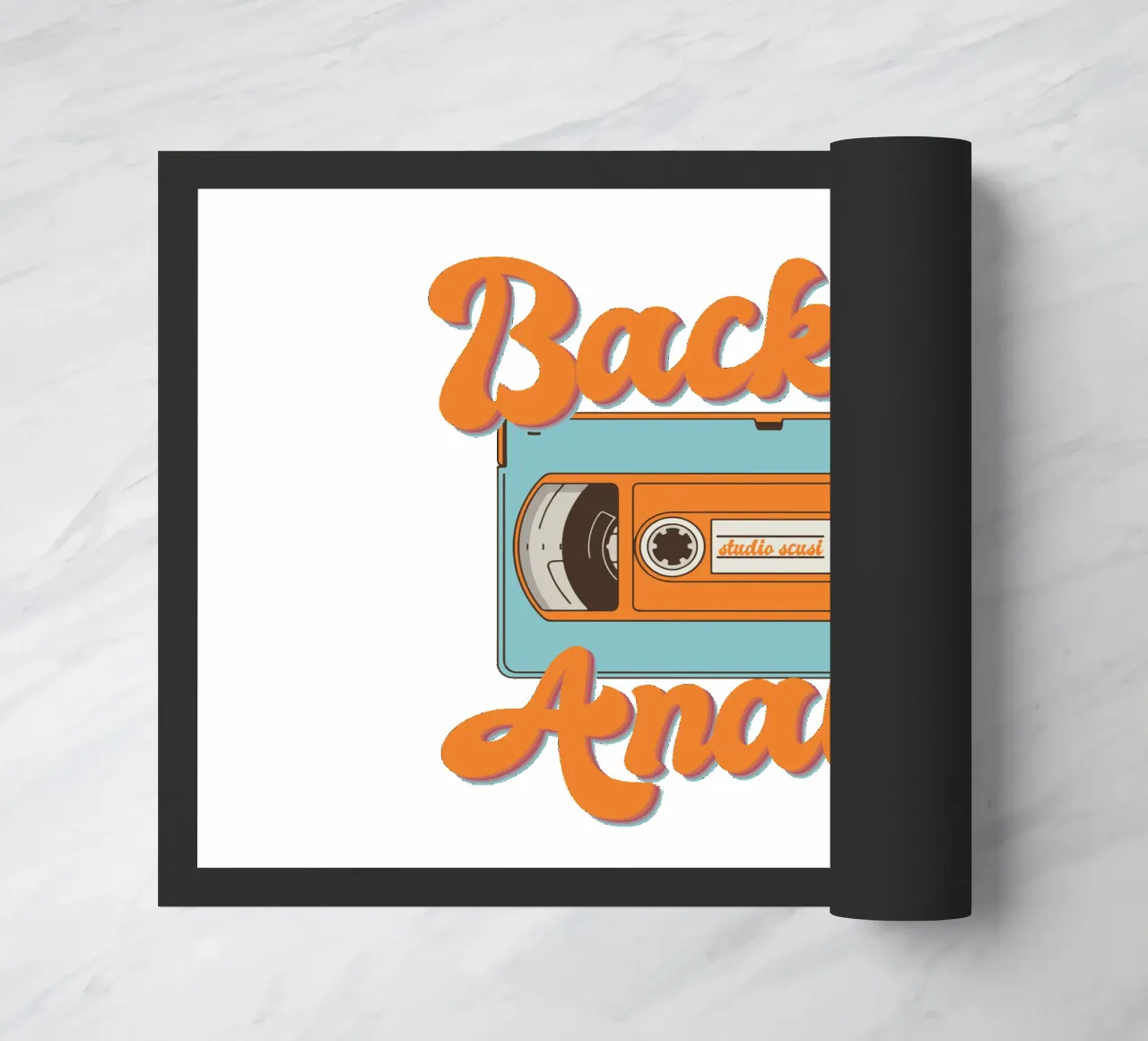 Tape Retro Kassette - Back to Analog felpudo de studio scusi