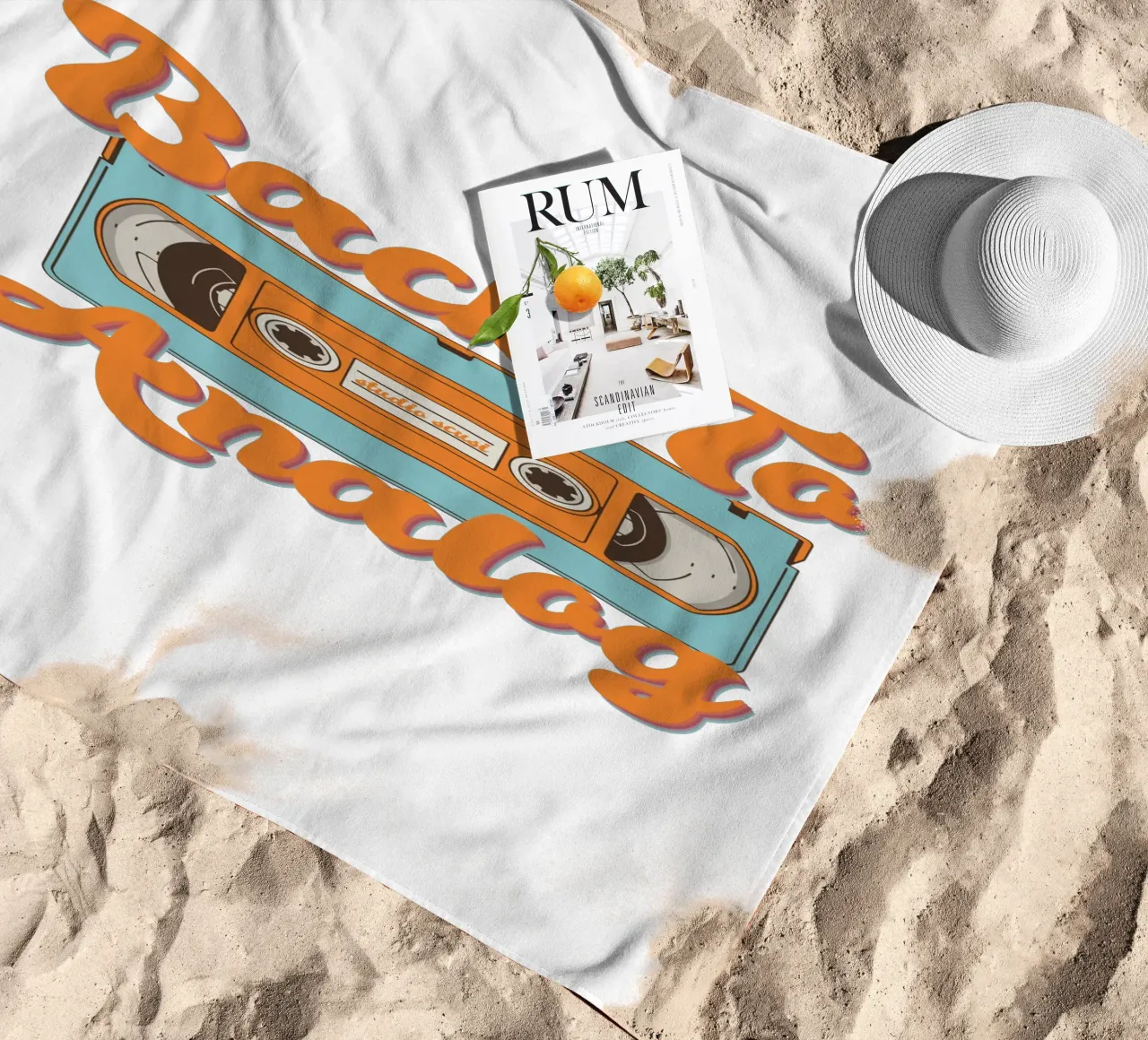 Tape Retro Kassette - Back to Analog telo mare da studio scusi