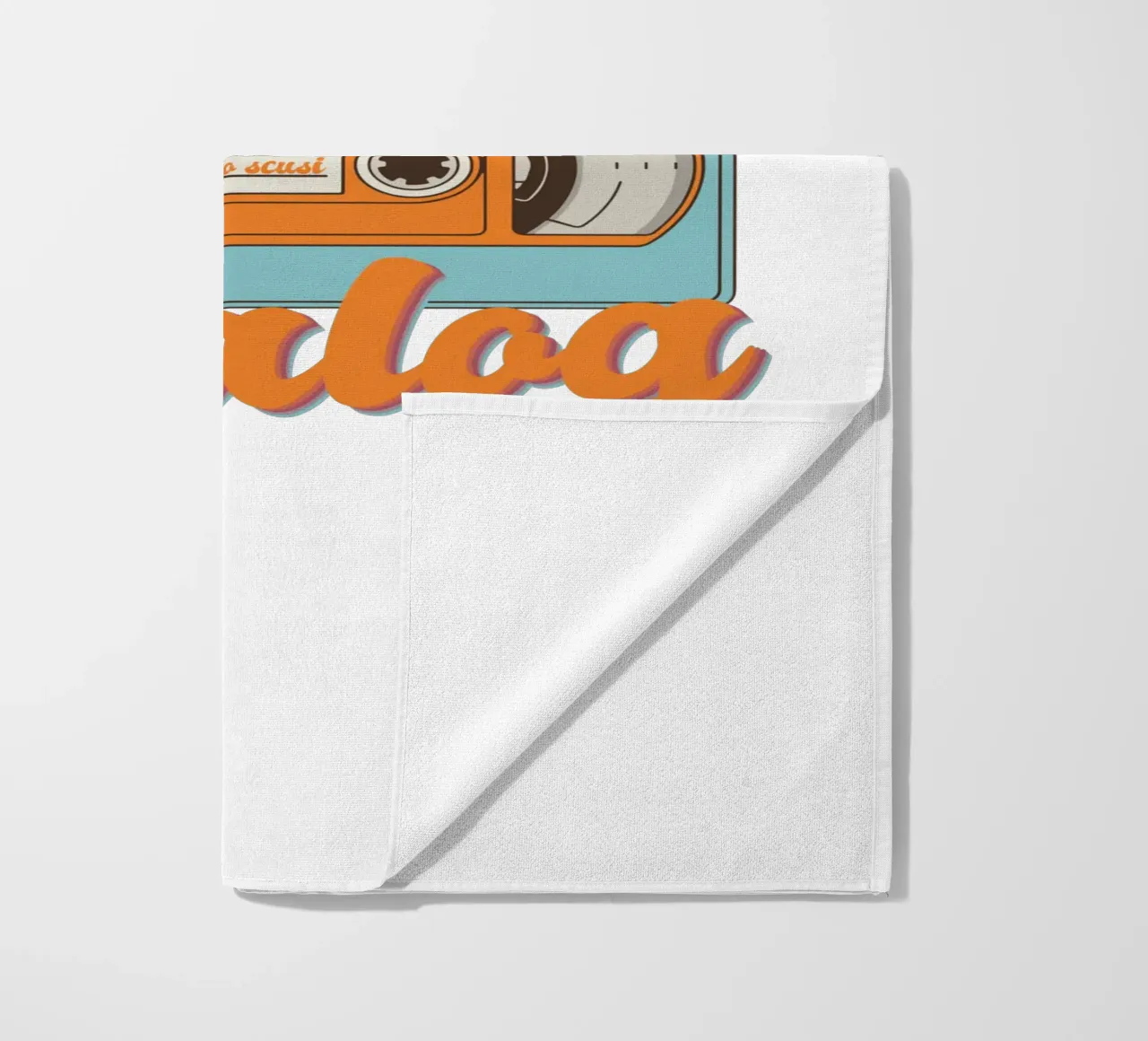 Tape Retro Kassette - Back to Analog telo mare da studio scusi