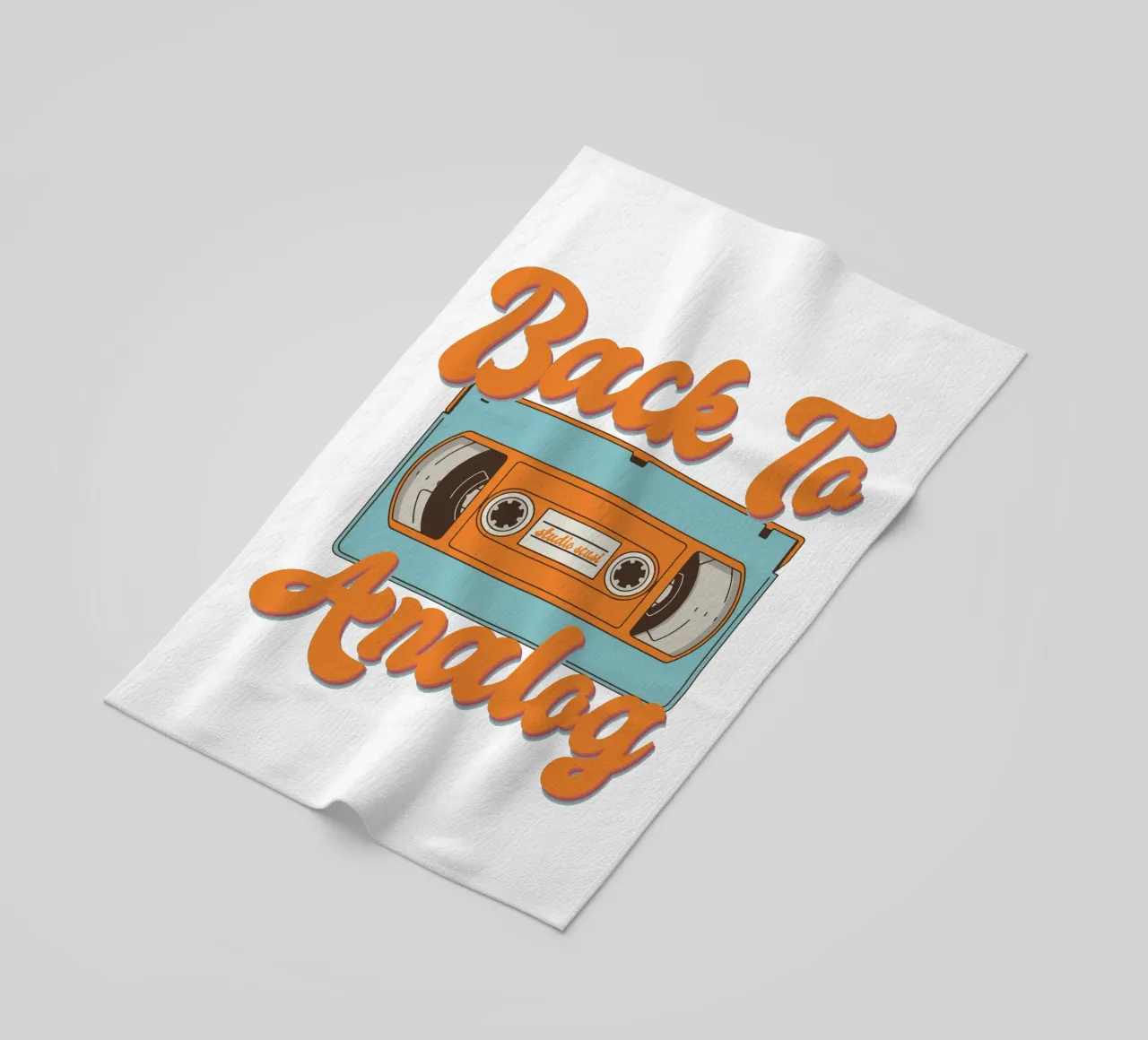 Tape Retro Kassette - Back to Analog telo mare da studio scusi