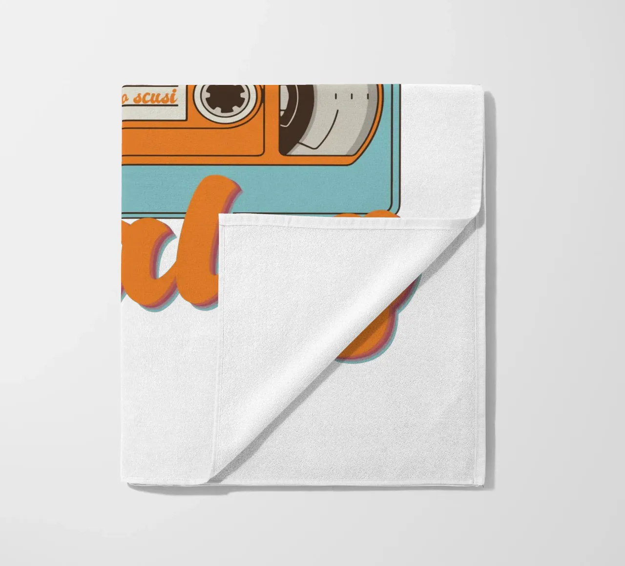 Tape Retro Kassette - Back to Analog telo mare da studio scusi