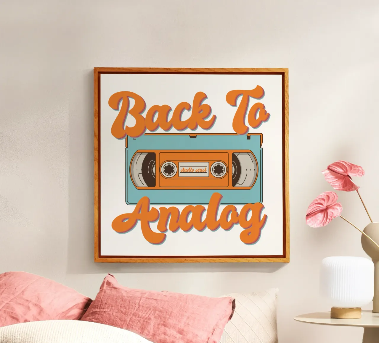Tape Retro Kassette - Back to Analog plexiglass da studio scusi