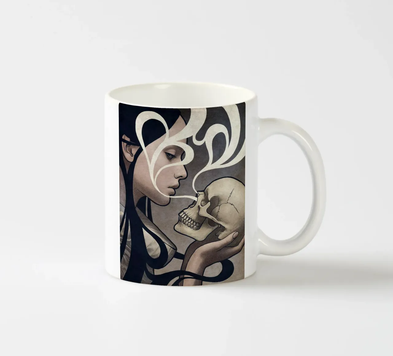 Memento tazza in ceramica da Kuba Gornowicz