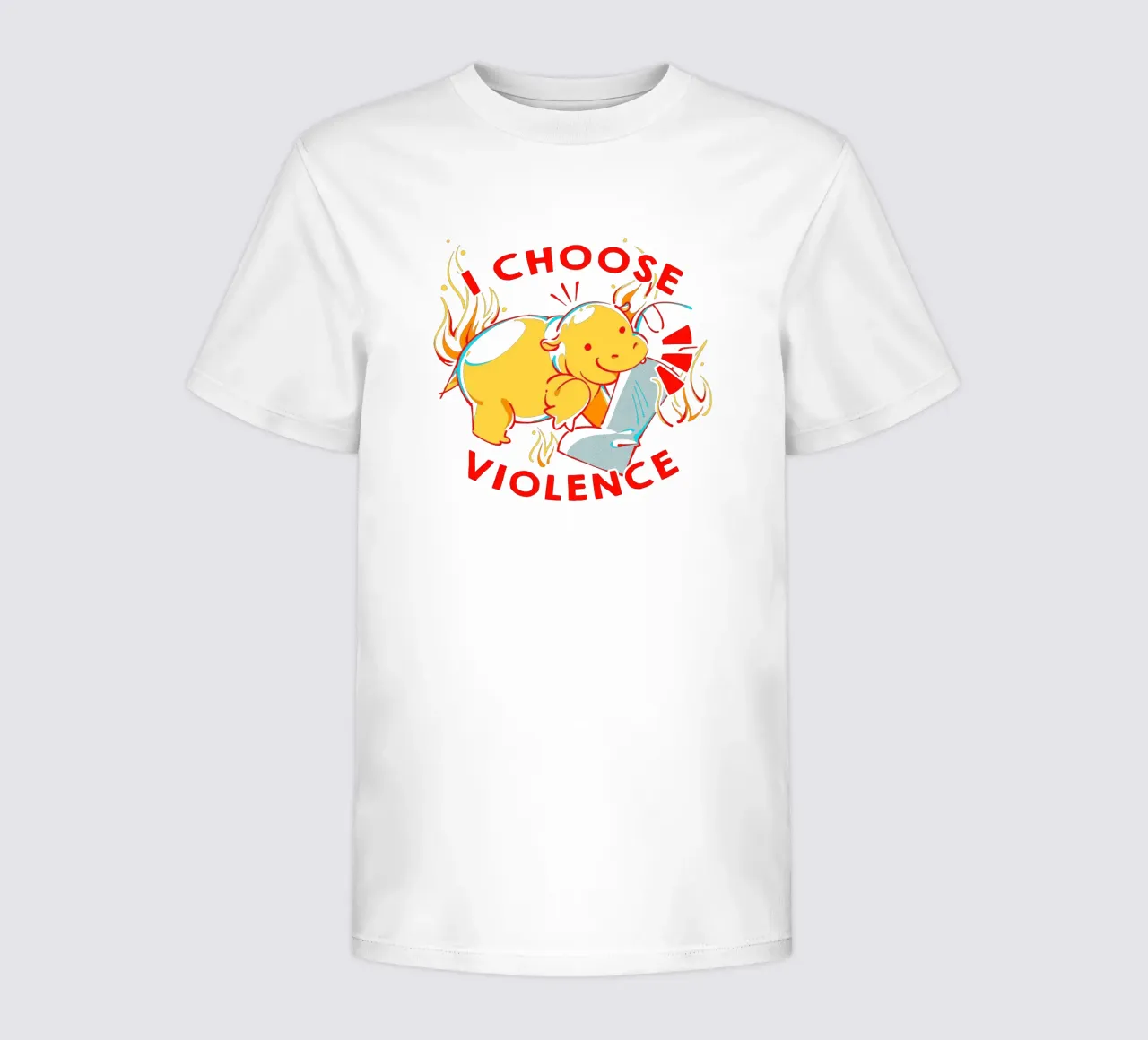 Scelgo la violenza Moo Deng t-shirt bambini da Tobe Fonseca