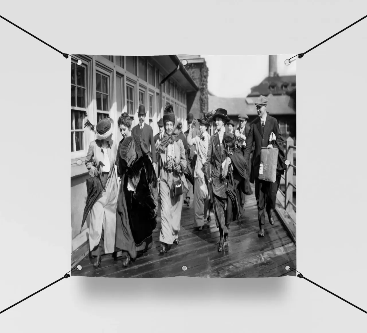 Emmeline Pankhurst - la Suffragetta inglese (1913) telo in pvc da vintgeseyn