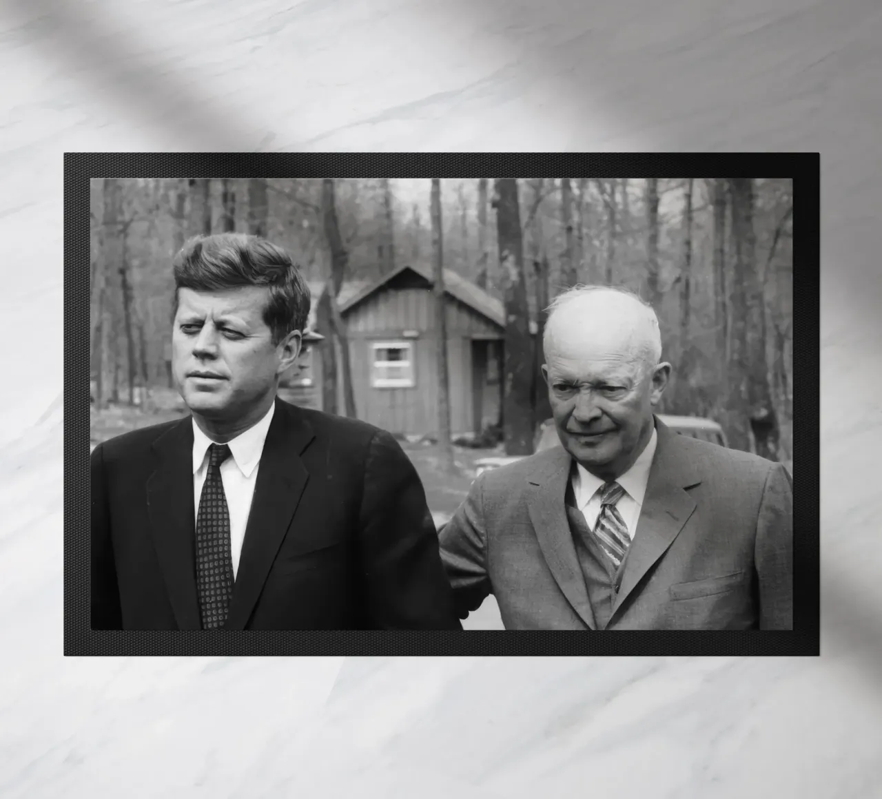 Kennedy e Eisenhower zerbino da vintgeseyn