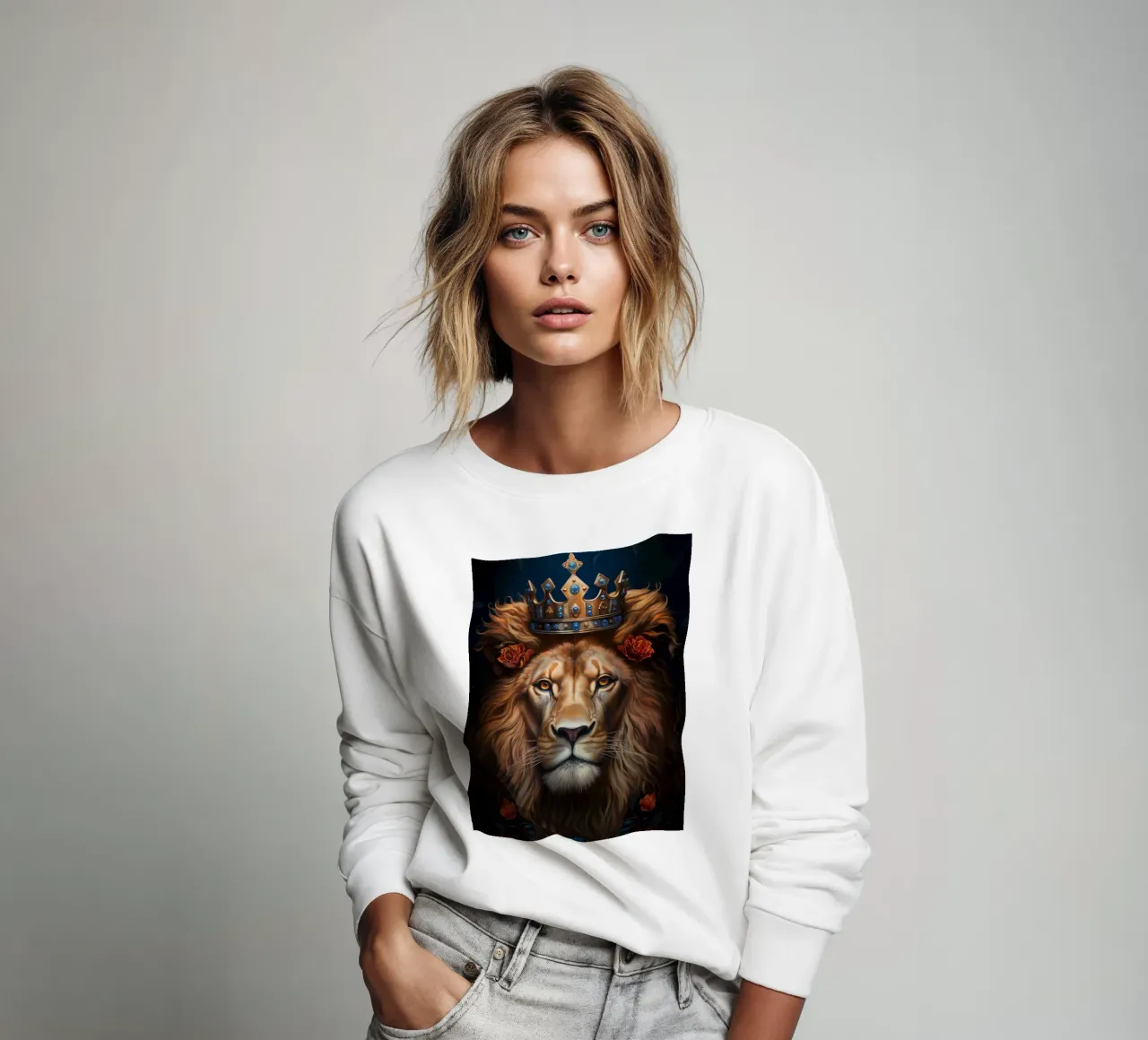 Lion King Crown sweatshirt by Mateo