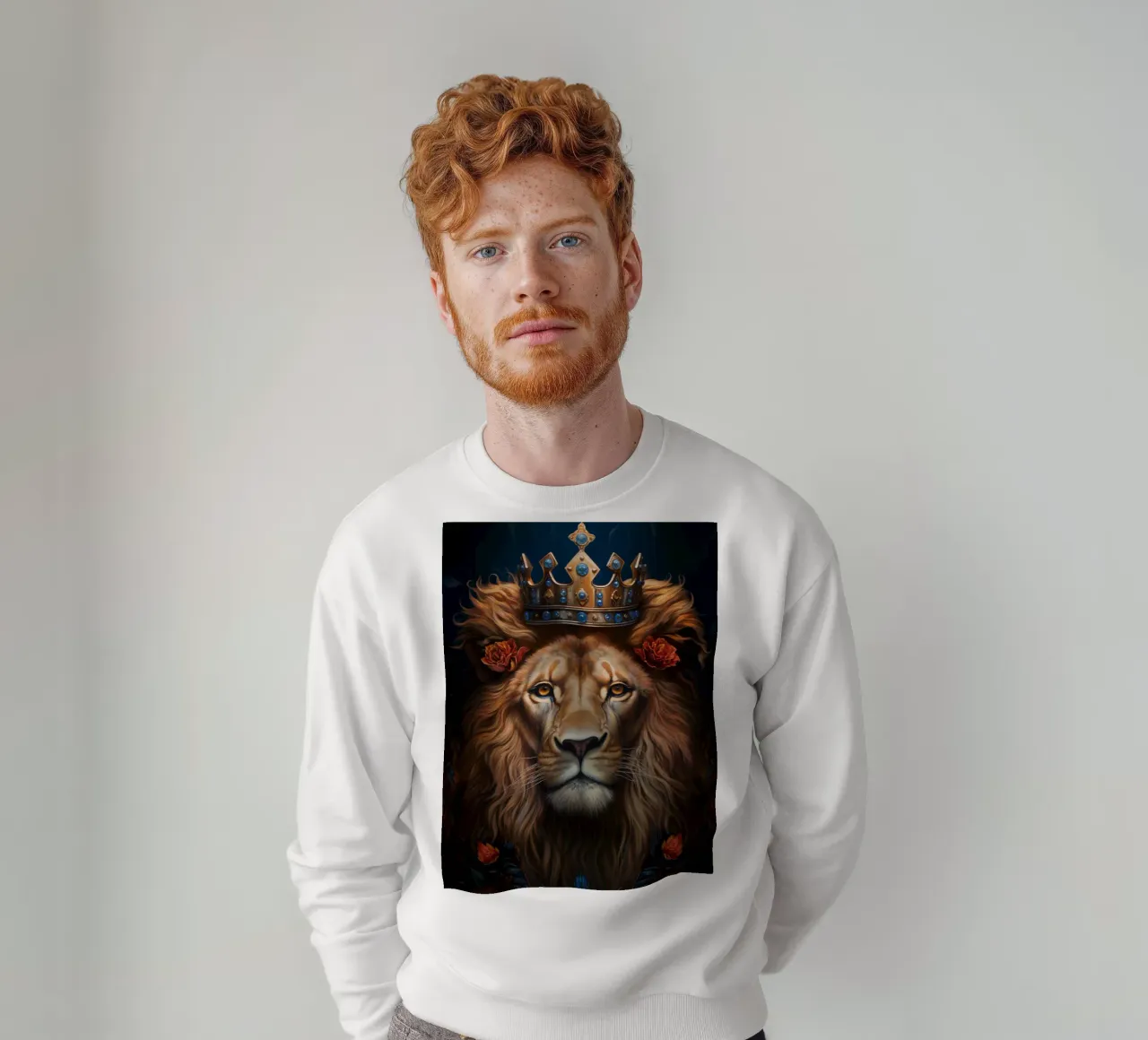 Lion King Crown sweatshirt by Mateo