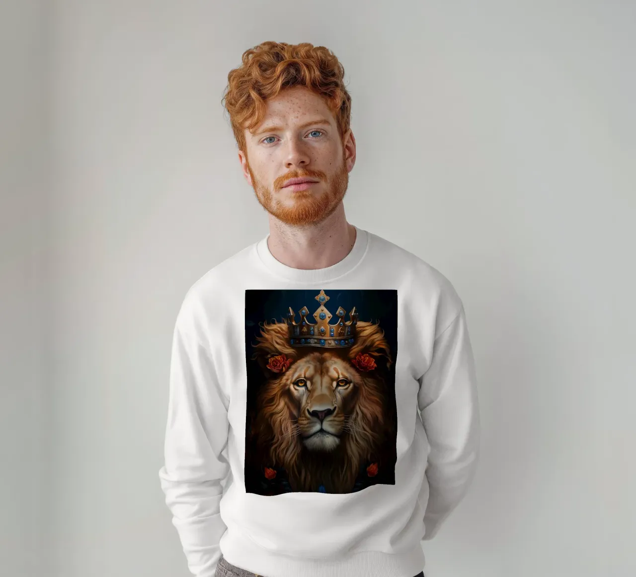 Leeuwenkoning kroon sweatshirt van Mateo