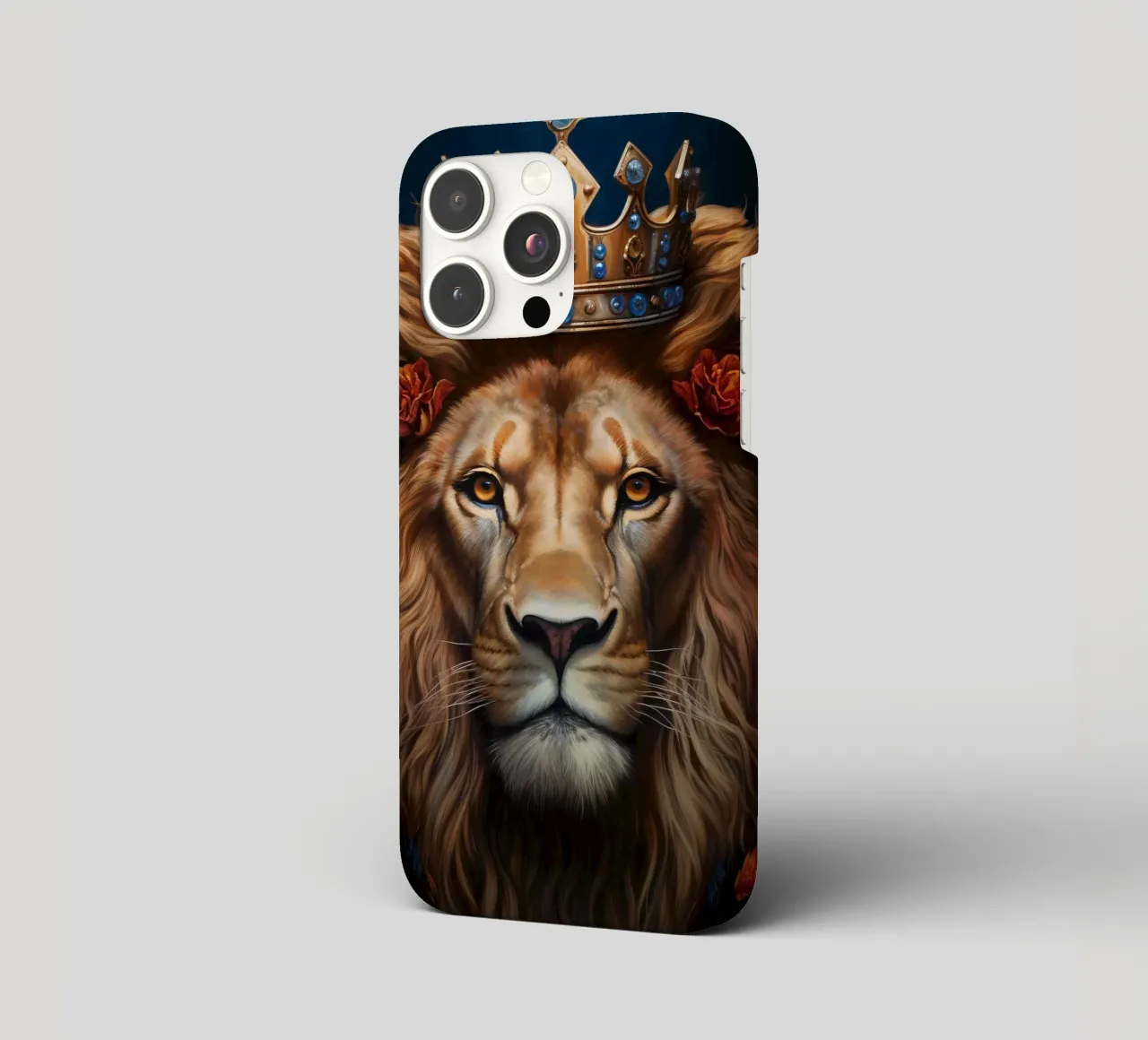 Leeuwenkoning kroon iphone hoesje van Mateo