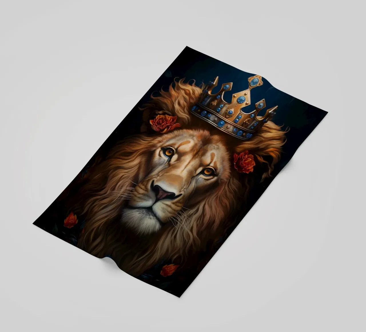 Leeuwenkoning kroon strandhanddoek van Mateo