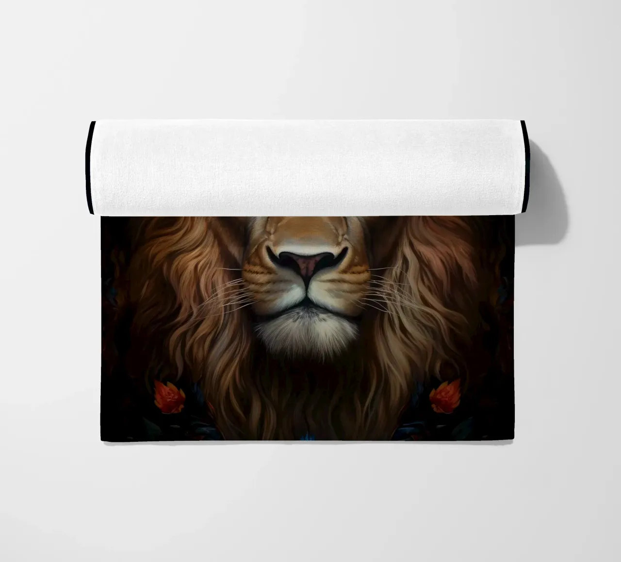 Leeuwenkoning kroon strandhanddoek van Mateo