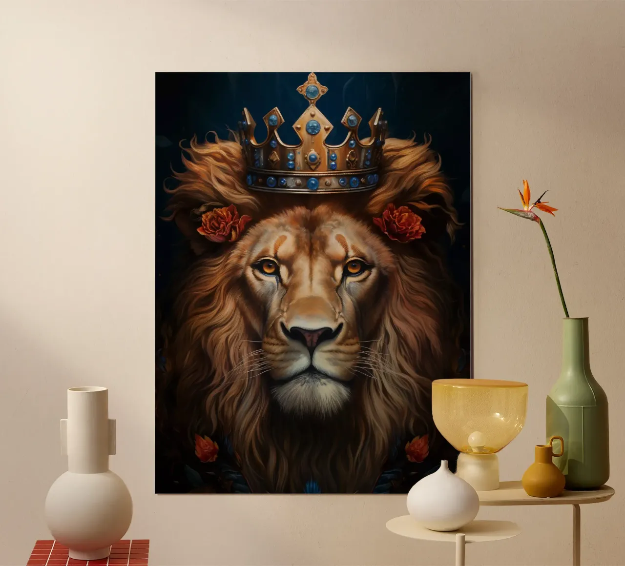 Leeuwenkoning kroon hahnemühle van Mateo