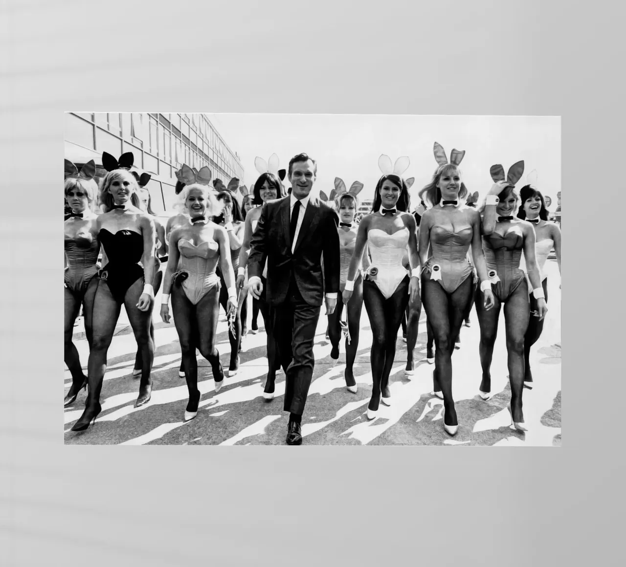 Hugh Hefner e le conigliette di Playboy (1966) pellicola backlit da vintgeseyn
