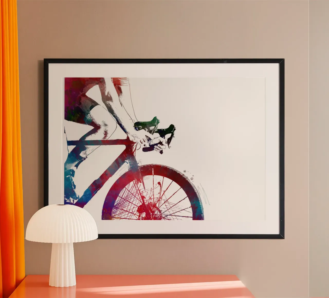 Radsport Fahrradsport Kunst Poster von Justyna Jaszke JBJart