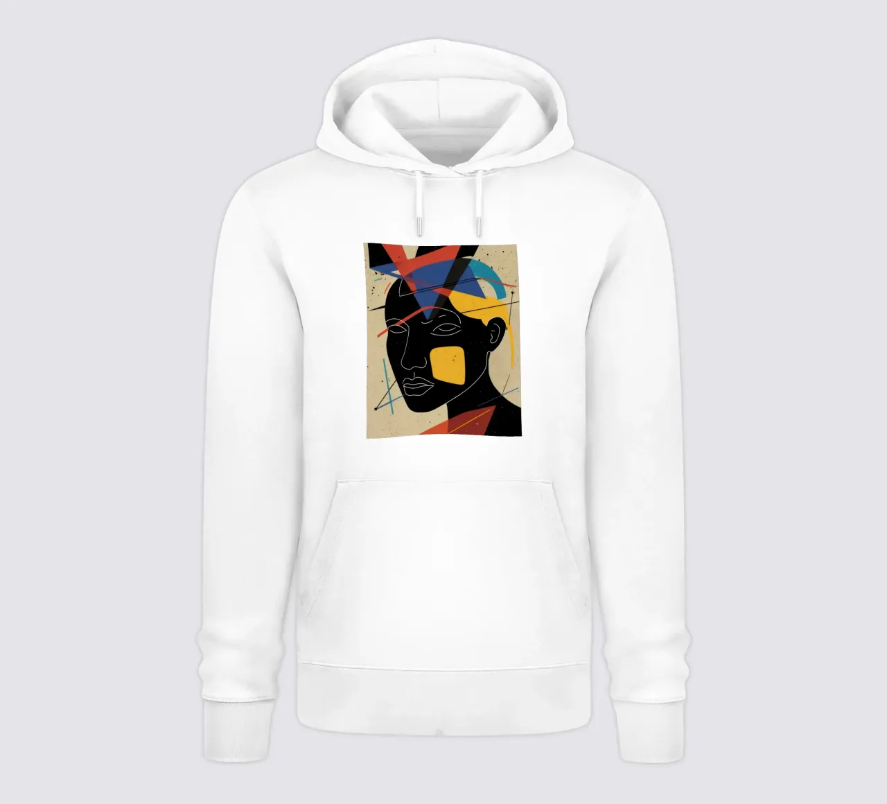 Cacofonia di colori cubisti felpa con cappuccio da Katarsis Mann