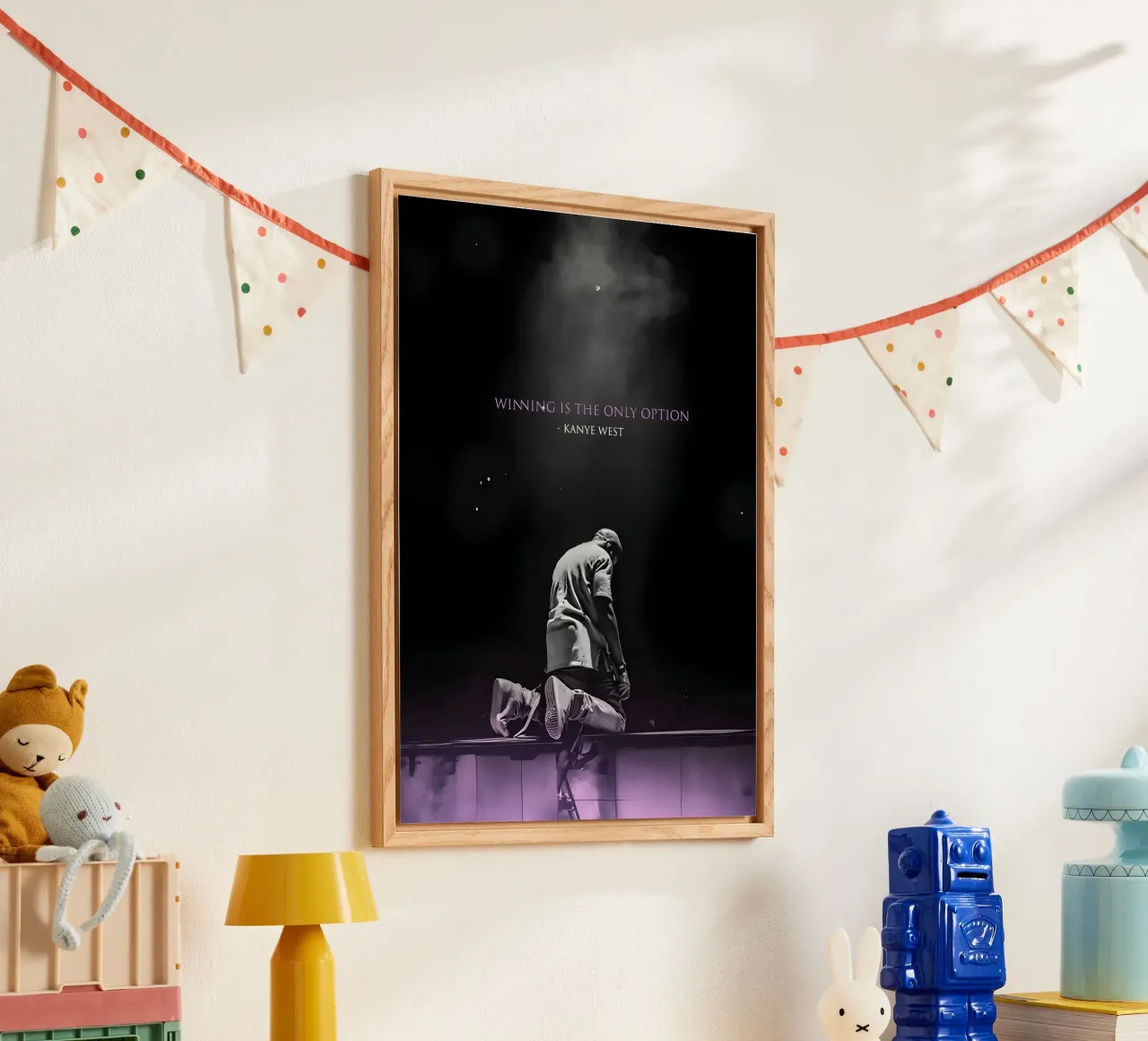 Kanye West plexiglass da Type & Tape
