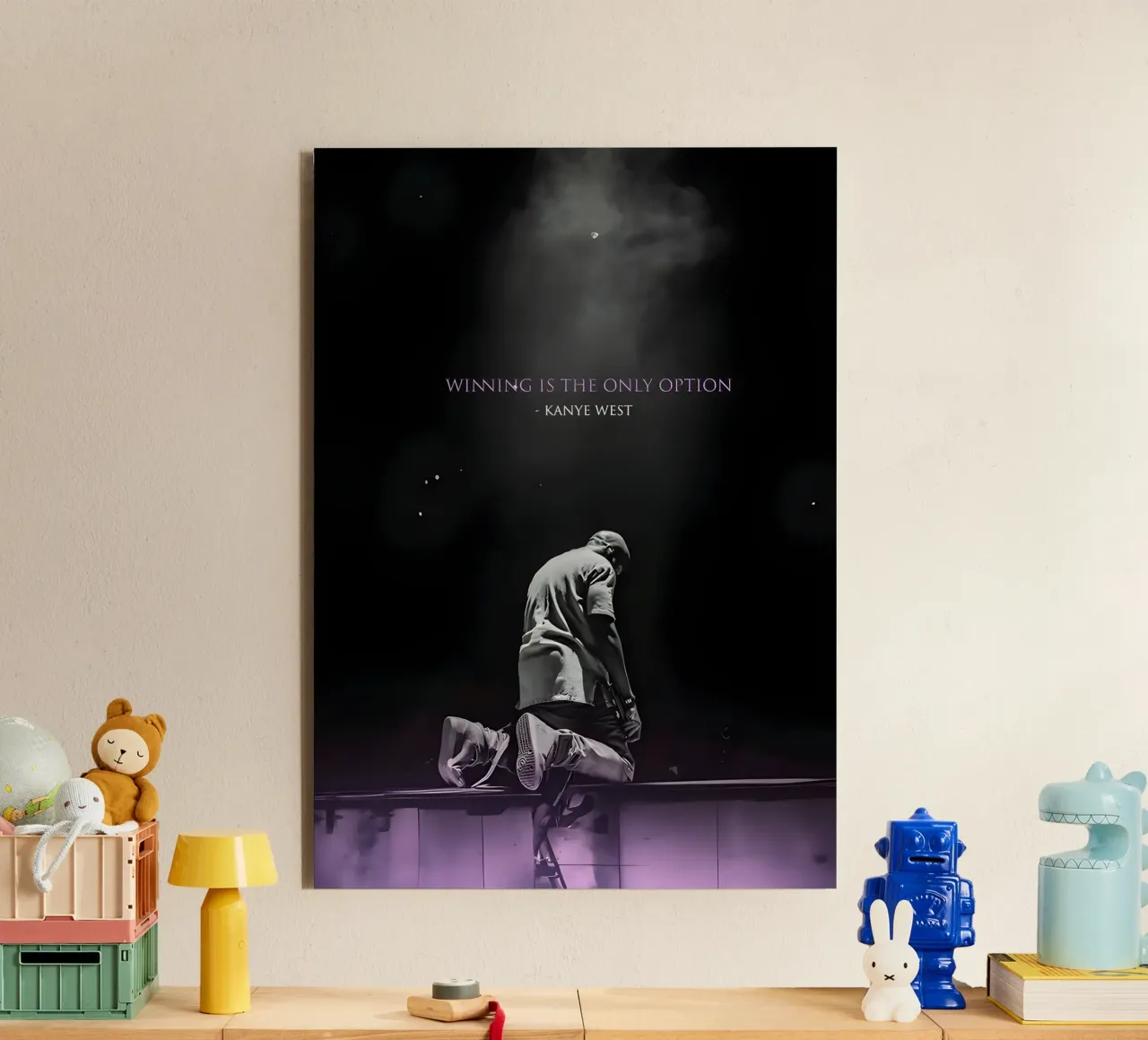 Kanye West alluminio dibond da Type & Tape